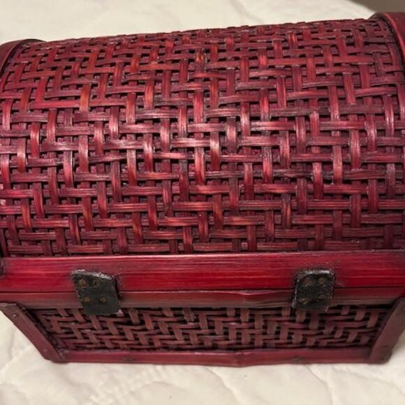 3 wood woven stacking boxes - Picture 8 of 8